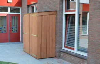 Kast voor buitenspelmateriaal